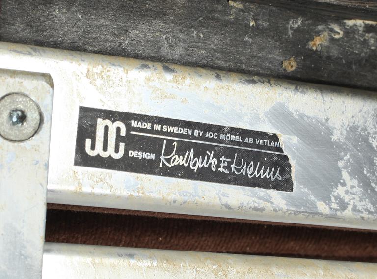 SKRIVBORDSSTOL, "Mondo", Karl-Erik Ekselius för JOC möbler, Vetlanda, 1970-tal.