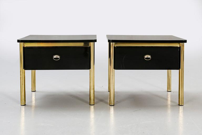 Bedside table, a couple, 1960s-70s.