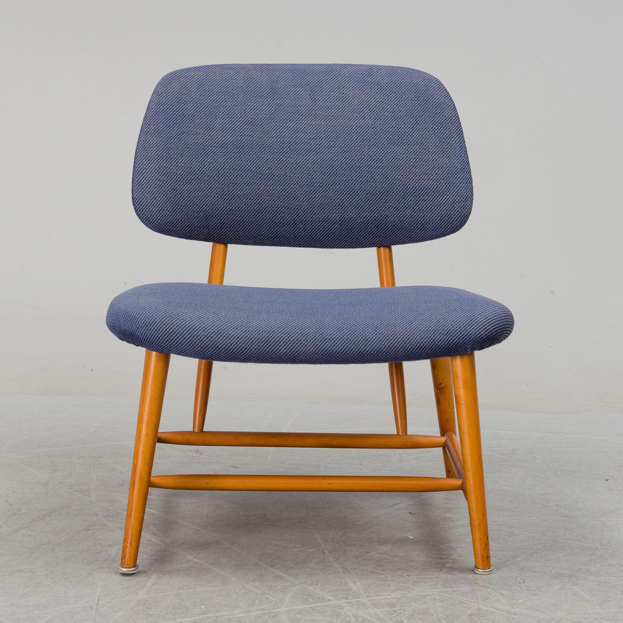 A 'Te-Ve' easy chair by Alf Svensson, Ljungs Industrier, Sweden.