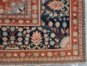 SEMI-ANTIQUE KASHAN SO CALLED MOTACHEM. 291 x 228,5 cm.