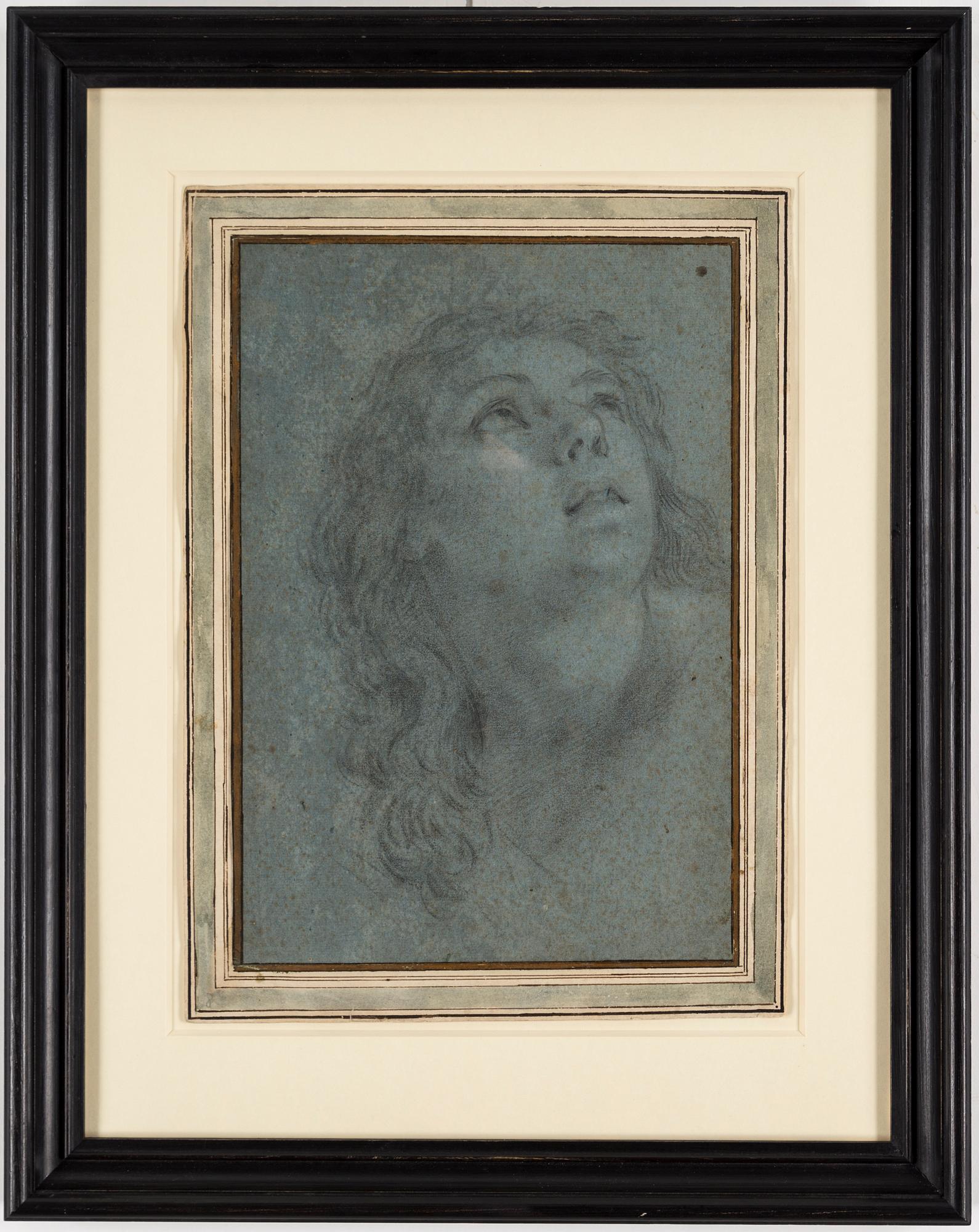 ITALIENSK KONSTNÄR, 1600-tal, teckning i svart krita.