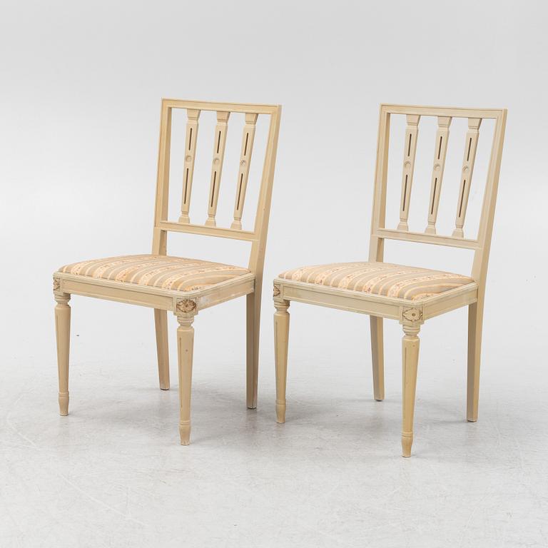 Matgrupp, 11 delar, gustaviansk stil, 1900-talets andra hälft.