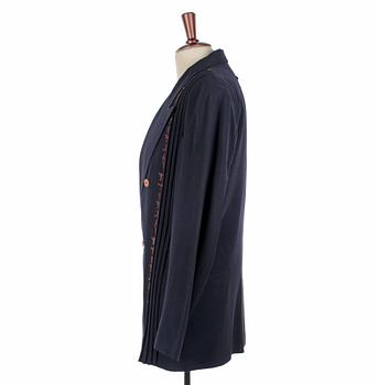 JEAN-PAUL GAULTIER, a black wool jacket, size 50.