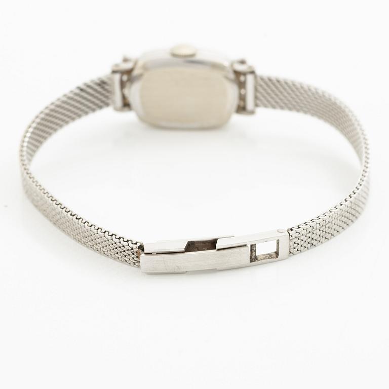 IWC, wristwatch, 18K white gold, 14 mm.