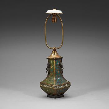 145. A cloisonné vase, Qing dynasty, late 18th Century.