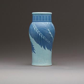 VAS, flintgods, "Sgrafitto", Josef Ekberg, Gustavsberg.