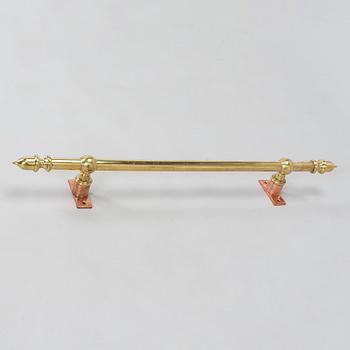 A late 20th century curtain rail / rod.