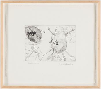 PG THELANDER, etching, EA, signed.