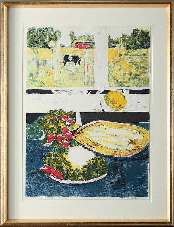 BENGT ARNE LINDEROS, färglitografi, signerad, numrerad 38/150.