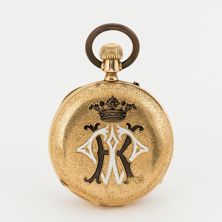 L Sandgren & Son, Stockholm, pocket watch, 46,5 mm.