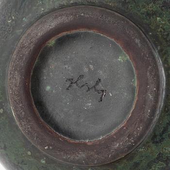 Hans Hedberg, burk med lock, Biot, Frankrike.