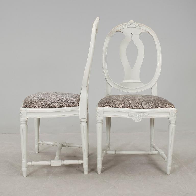 STOLAR, 6 st, gustaviansk stil, 1900-talets första hälft.
