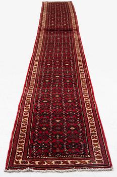 Rug, oriental, "runner", Hosenabad, 550x66 cm.