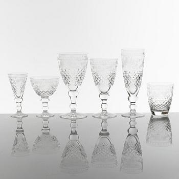 Glasservis, 44 delar. Elvira Madigan, Kosta Boda,