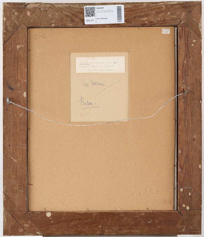 NELL WALDEN, mixed media, signed and dated-68.