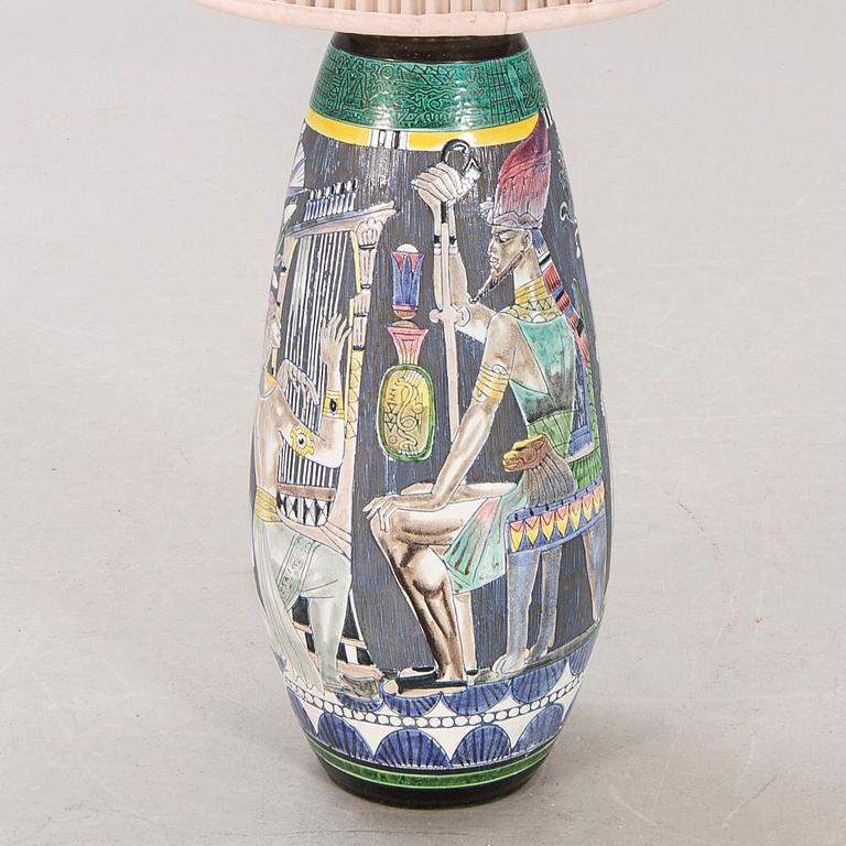 Marian Zawadzki, floor lamp, Tilgmans Keramik, signed and dated 1957.