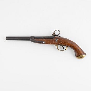 A Danish perussion pistol, m/1848, Kronborgs faktori, 1850.