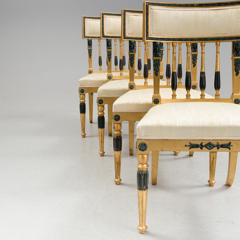 A set of four chairs by Nordiska Kompaniets, first half of the 20th century.