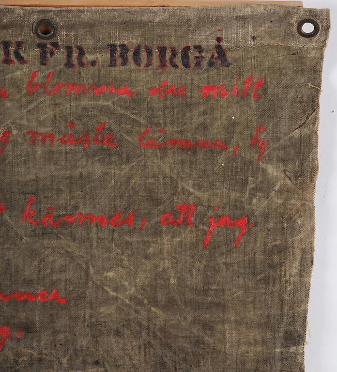 Gösta Werner, From a songbook from Borgå.