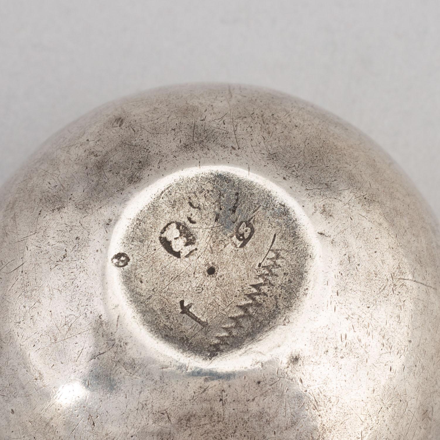 A Swedish Parcel-Gilt Silver Tumbler, mark of Johan Steinfort,  Stockholm 1742.
