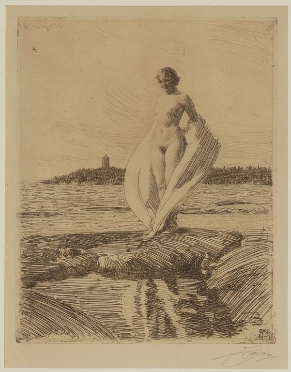 Anders Zorn, "Svanen".