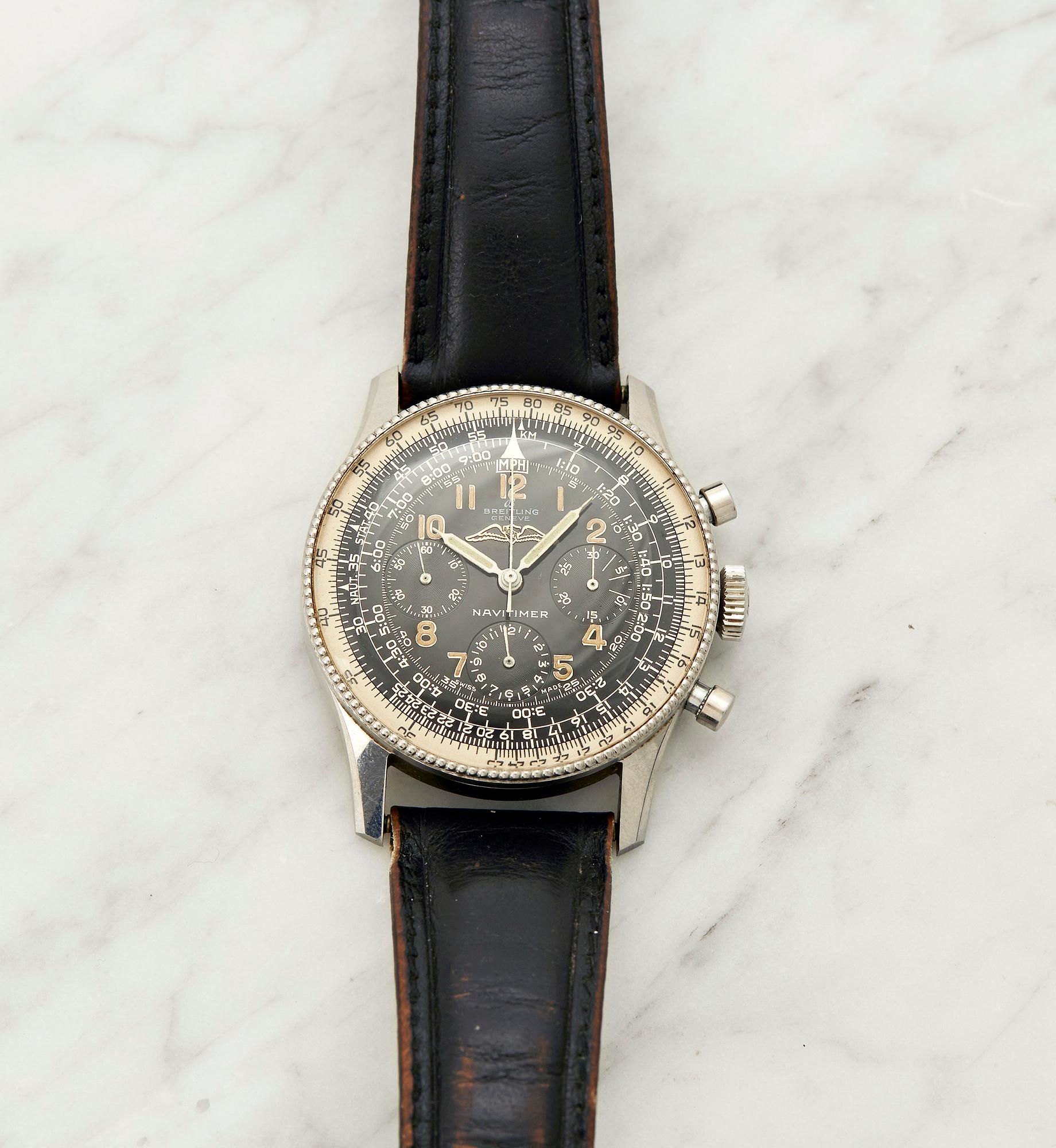 Breitling, Navitimer, kronograf, "AOPA, All Black Dial", ca 1956.