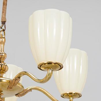 Paavo Tynell, taklampa, modell 1420/5, Taito, 1930-tal.