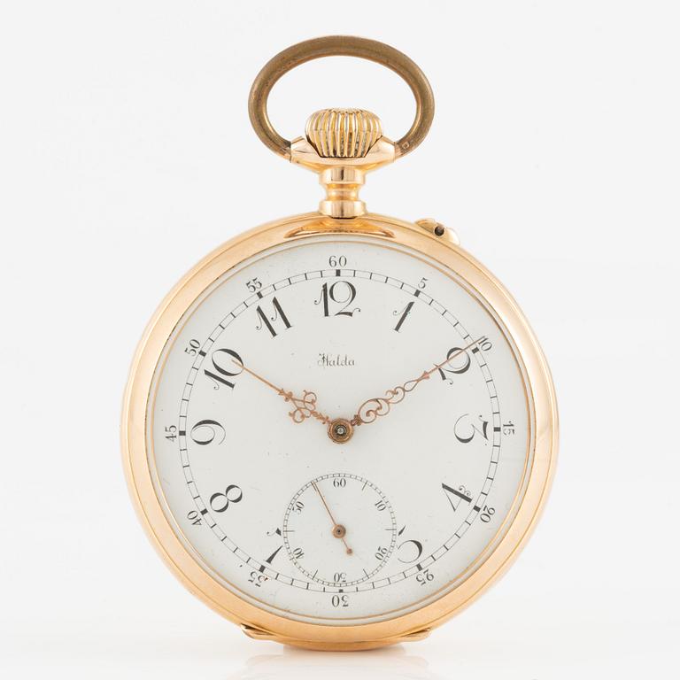 Halda, pocket watch, 50 mm.