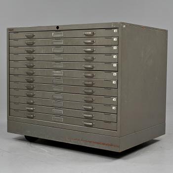 ARKIVSKÅP, plåt, Rosengrens, Göteborg, 1920/30-tal.