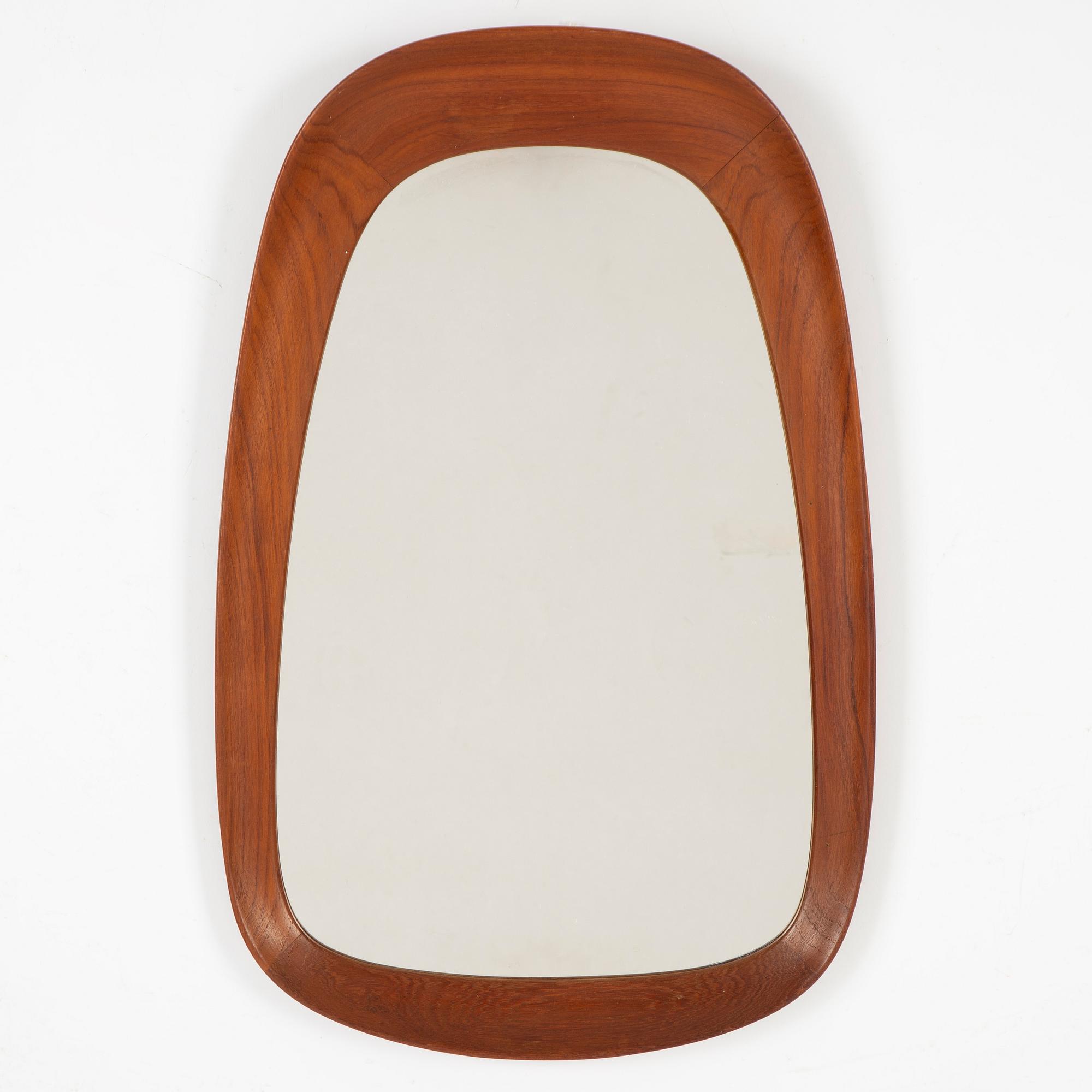 Åke Fribyter, spegel, Glas & Trä, Hovmantorp, 1900-talets mitt.