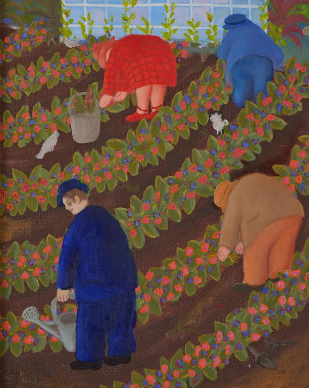 Lennart Jirlow, By the flower fields.