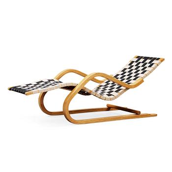 74. An Alvar Aalto 'model 39' lounge chair, made on license in Hedemora, Sweden 1945-55.
