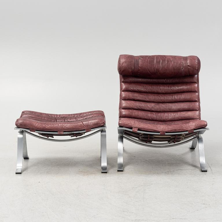 Arne Norell, an 'Ari' easy chair and ottoman, Norell Möbel AB, Sweden.