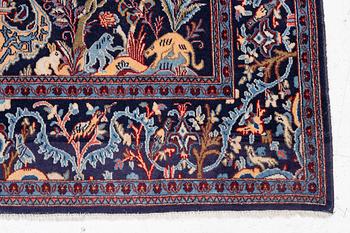 Carpet, Ghom, 210 x 140 cm.