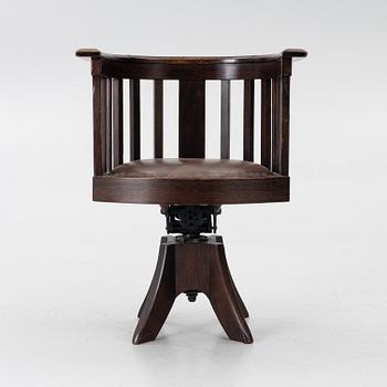 Kontorsstol, 1900-talets början.