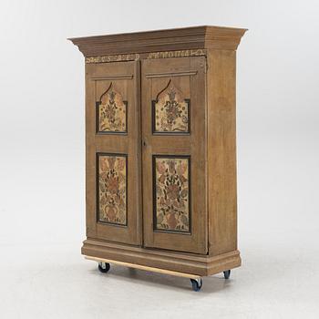 A painted 18th century cabinet.