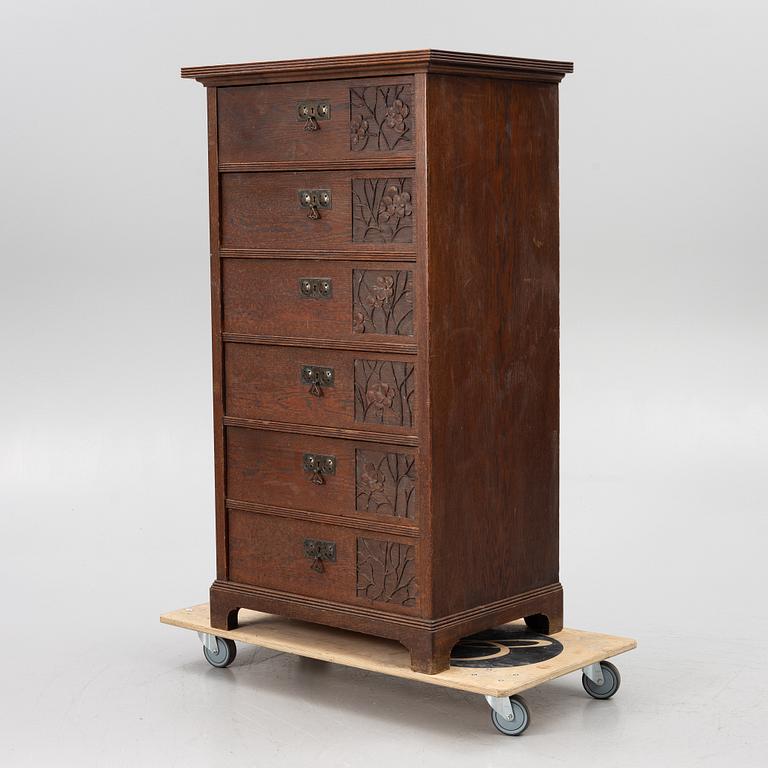 Chest of drawers, Jugend, Sweden, circa 1910.