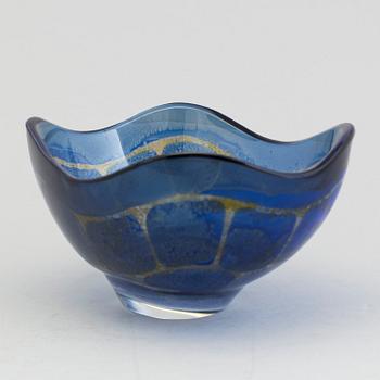 A glass bowl, Ravenna, Sven Palmqvist, Orrefors 1952.