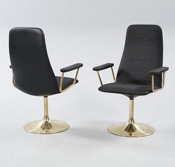 Four armchairs, model Viggen, deigned by Börje Johanson for Johanson Design, late 20th / early 21st century.