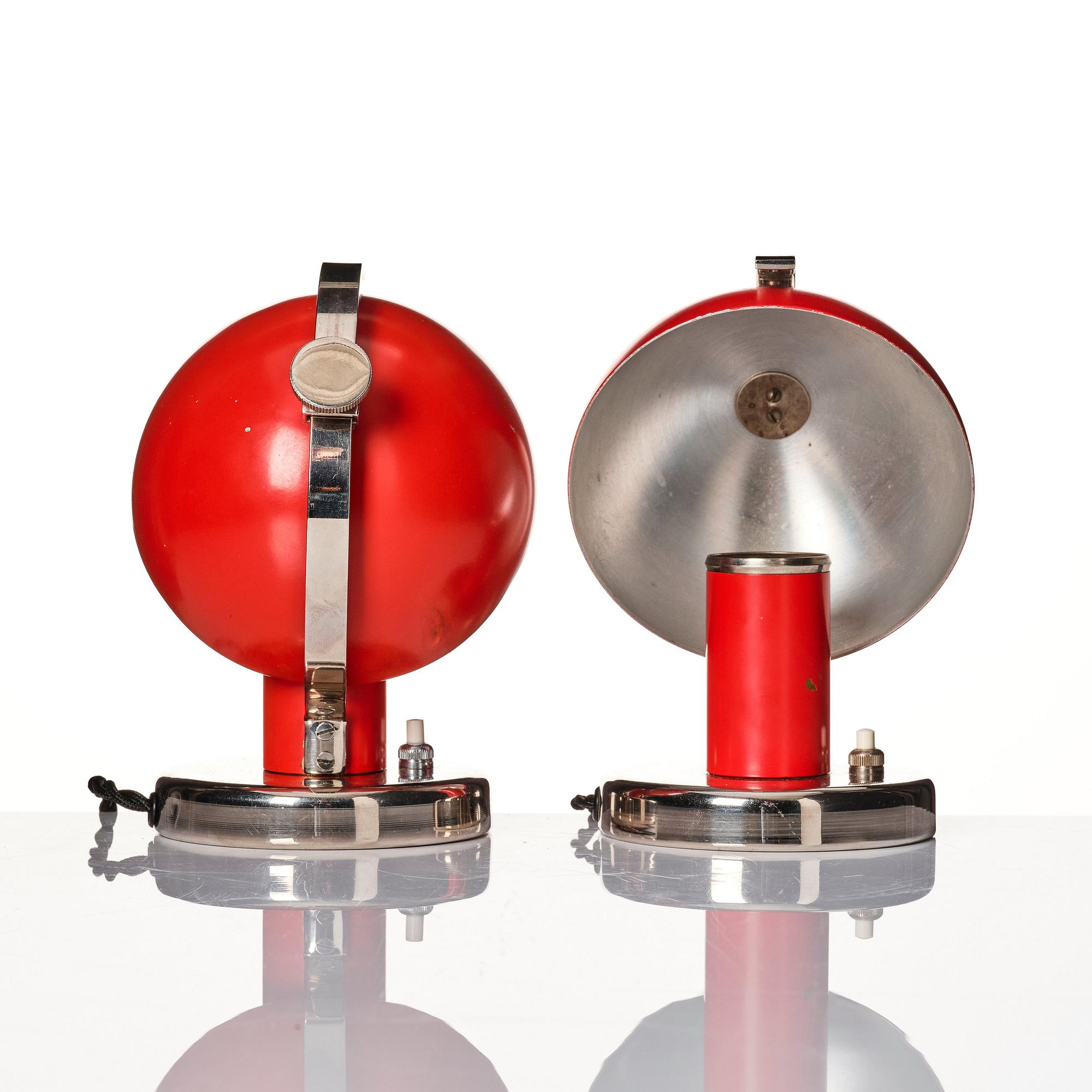 Erik Tidstrand, a pair of table lamps, modell "29379", Nordiska Kompaniet 1930s.