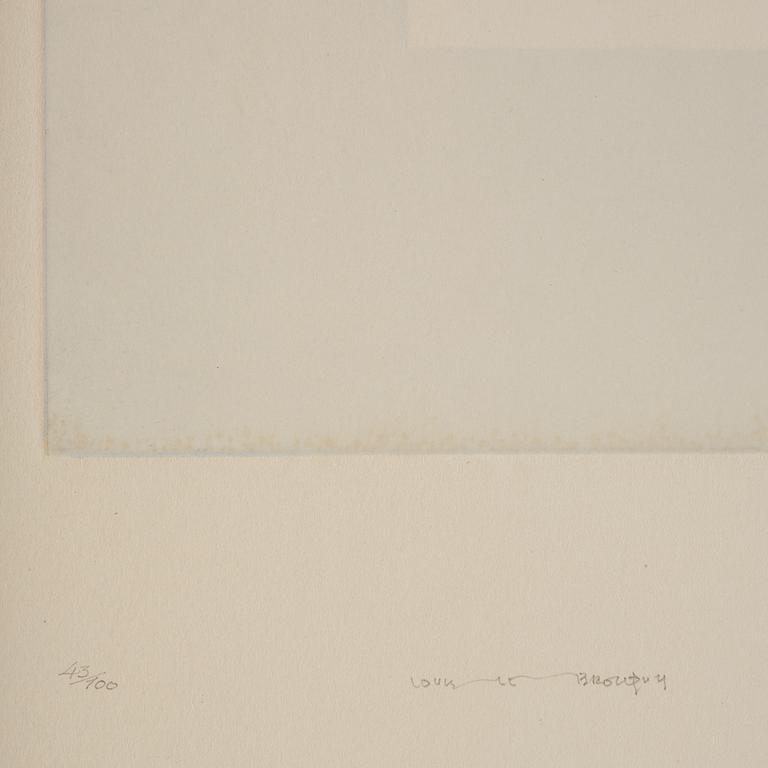 Louis Le Brocquy, "W.B. Yeats" from: "Hommage aux Prix Nobel" (The Nobel Prize Portfolio).