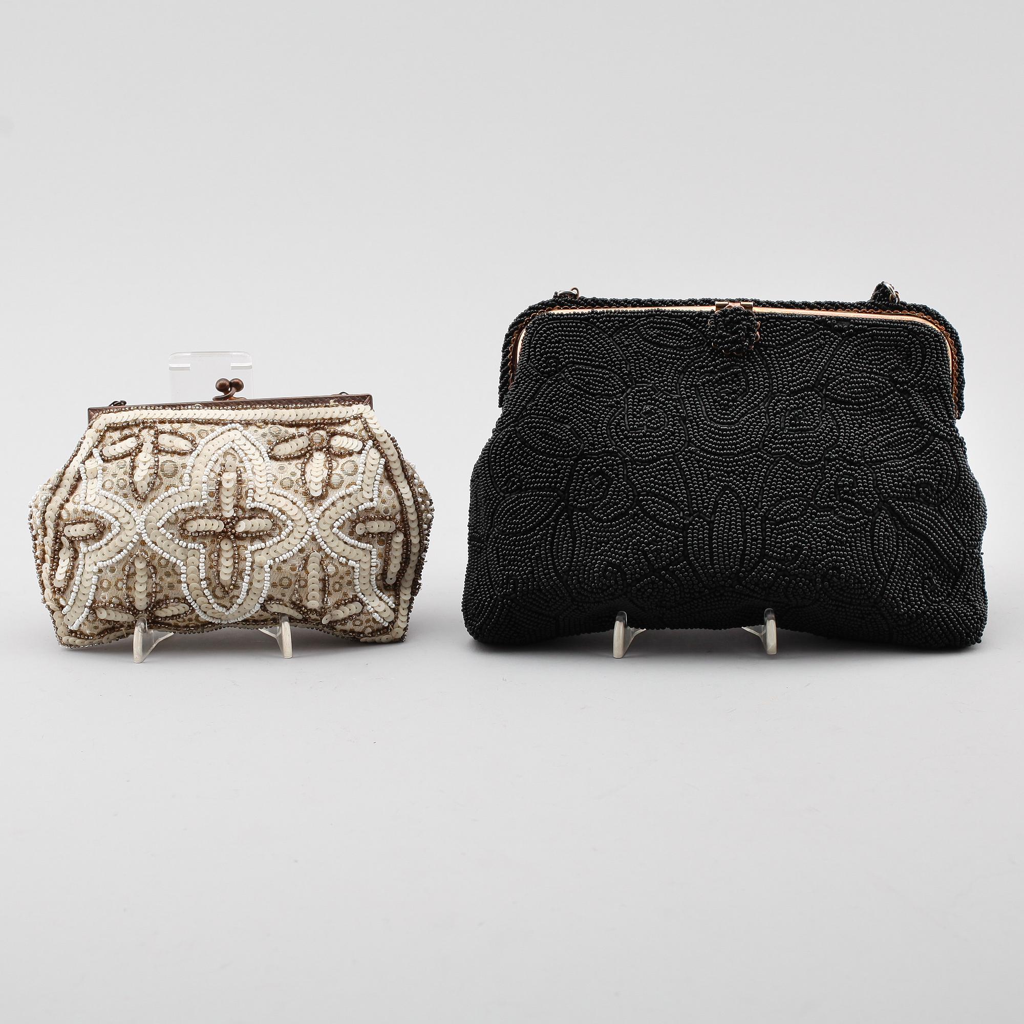 AFTONVÄSKOR, 2 st, Frankrike, 1900-talets första hälft.