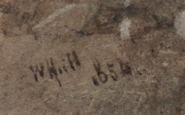 OKÄND KONSTNÄR, akvarell, otydl sign och daterad -84.