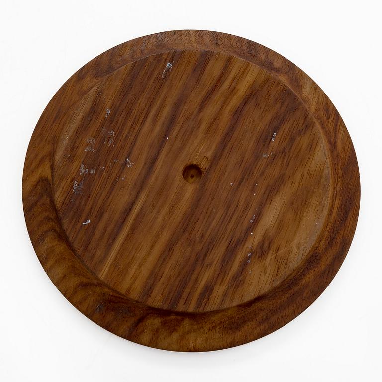 Aino Aalto, wooden base for a cheese dome, for Artek, mid-20th century.