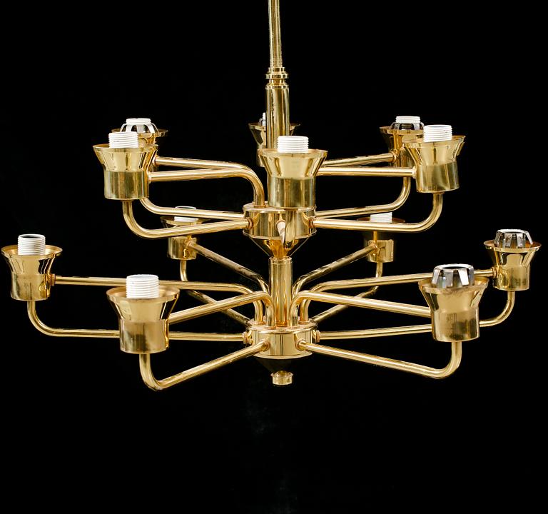 TAKLAMPA, T. Røste & Co., 1960-tal. Höjd ca 120 cm.