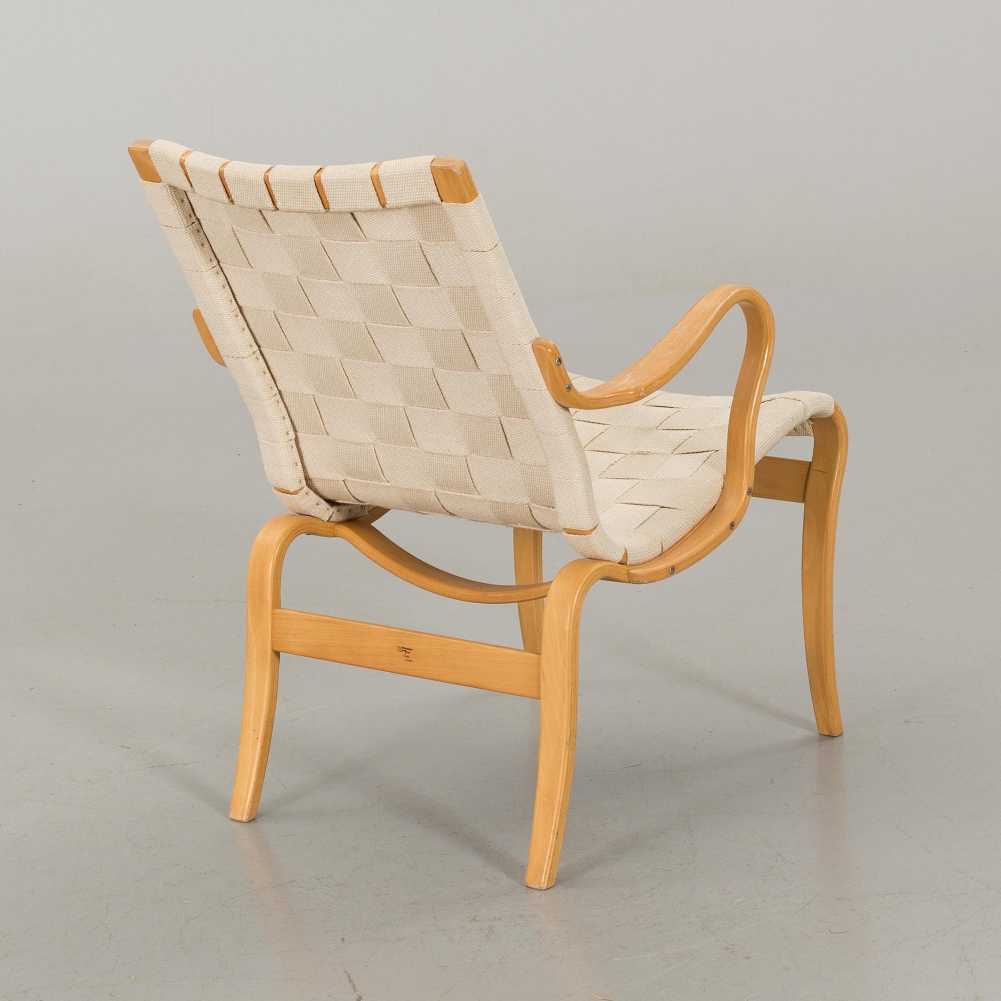 A Bruno Mathsson armchair, "Mina, 20/21th century,