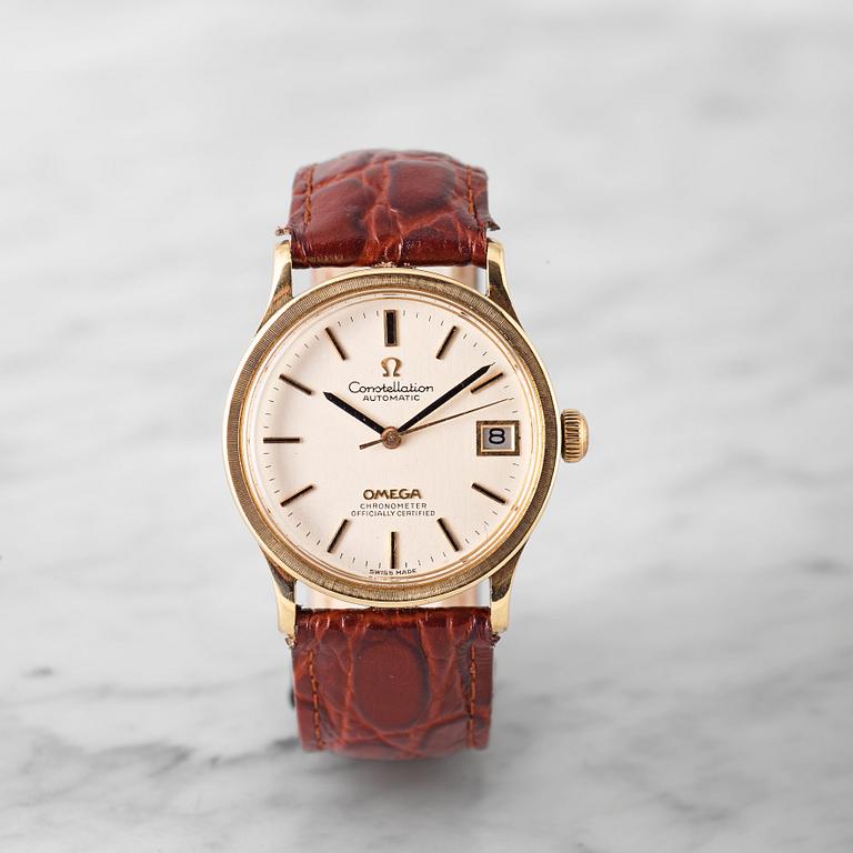 OMEGA, Constellation, Chronometer, wristwatch, 33,5 mm.
