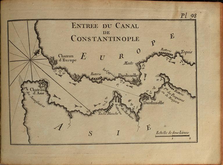 BOOK - JOSEPH ROUX 'Receuil Des Principaux Plans des Ports, et Rades de la Mer Mediterranée....', Marseille 1764.