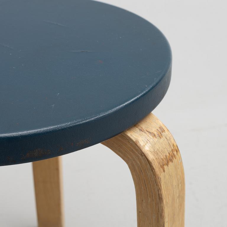 Alvar Aalto, a model '60' stool, Artek, Finland 1950's/60's.