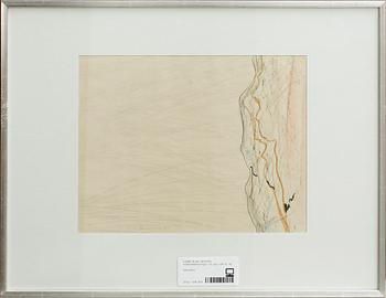 RUNE JANSSON, krita/blyertsteckningar, 2 st, sign o dat -61 och ERLAND BRAND, 2 akvareller, sign.